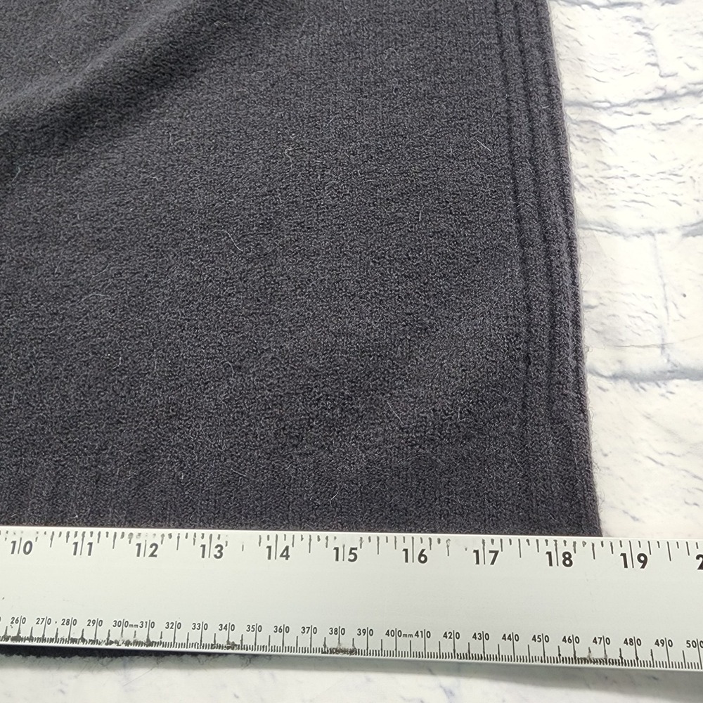 J Crew WOMENS SIZE S Merino Wool Alpaca Blend Black Sweater Dress Minimalist - Picture 4 of 14